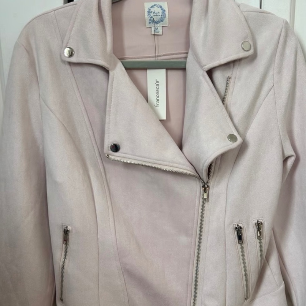 Pink Suede Jacket